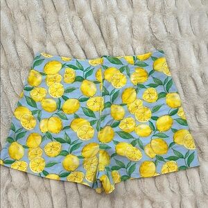 Lemon Print Women's Shorts